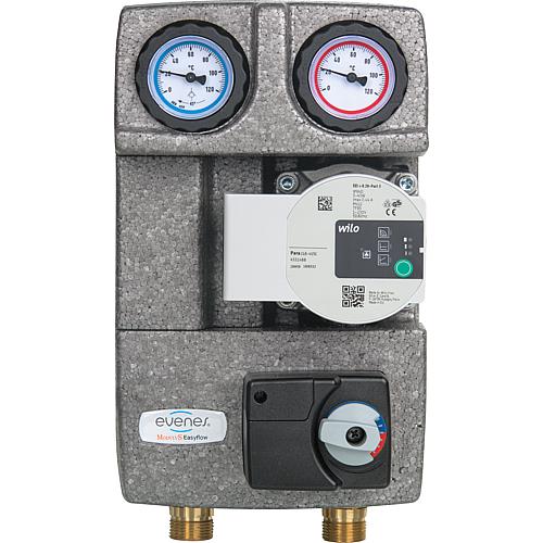Module hydraulique Easyflow DN20 (3/4") avec vanne 3 voies et servomoteur Anwendung 1