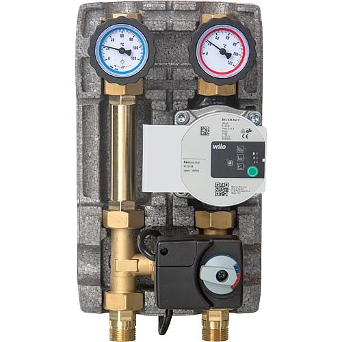 Module hydraulique Easyflow DN20 (3/4") avec vanne 3 voies et servomoteur Standard 1