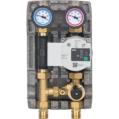 Set circuit de chauffage Easyflow DN20(3/4"), melangeur 3-voies compteur   , Wilo Para 15/6 SC