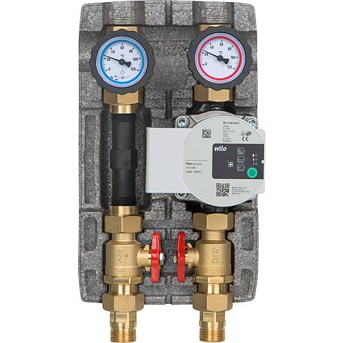 Set circuit de chauffage Easyflow DN20(3/4"), non-melange compteur  , Wilo Para 15/6 SC