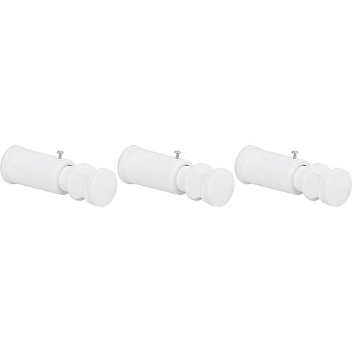 Kit supports de rechange pour radiateur de salle de bains Cortina blanc Standard 1