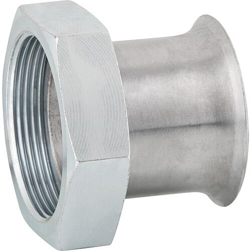 raccord pour échangeur à plaques ZB70+75+85 à souder DN40(11/2")/ ecrou chapeau 2"