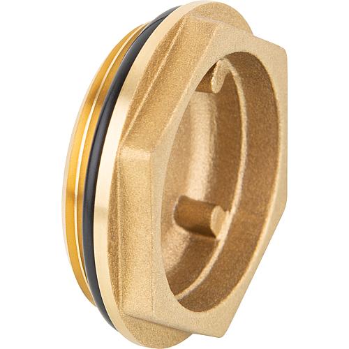 Bouchon de rechange DN 32 (1 1/4"), pou clapet de chargement TERMOVAR en laiton Standard 2