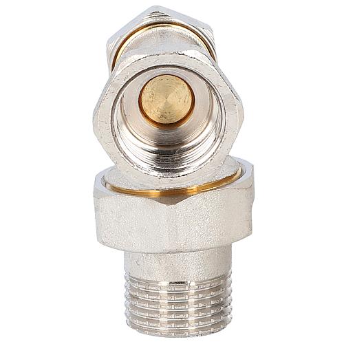Coude de réglage équerre DN15 (1/2"), femelle