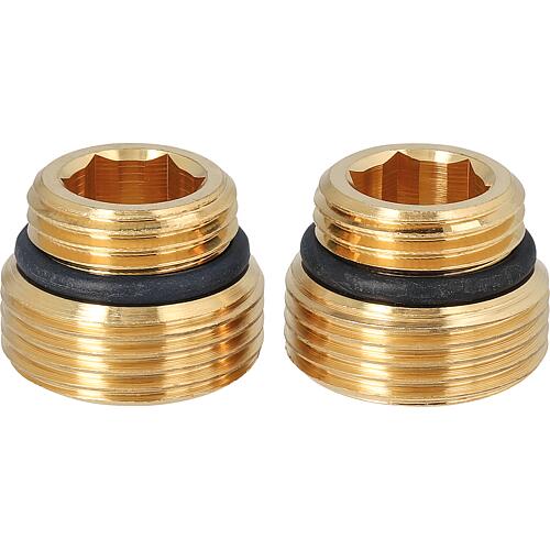 Nipple de transition 3/4" x 1/2" autoetanche emballage = 2 pieces     PL2050