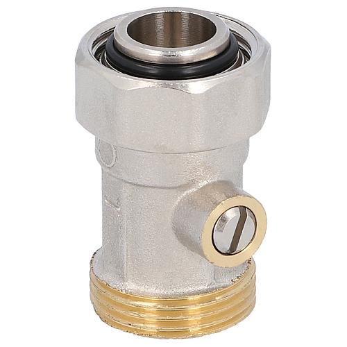 Raccord simple de robinet a bille passage 3/4"femelle eurocone raccord tube 3/4"                               ";