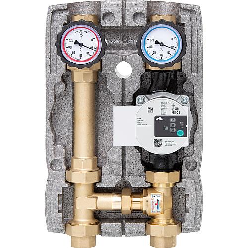 Kit Circuit de chauffage Easyflow DN25(1"),chargeur-combustible solide 60°C, Wilo Para 25/6SC