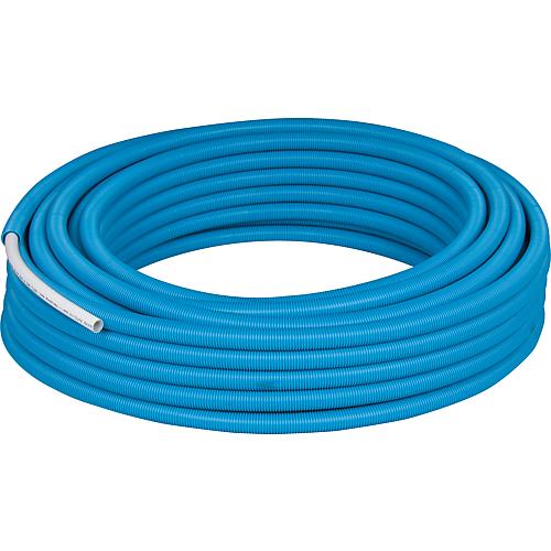 Tube multicouche 16x2 mm, rouleau de 50m dans tube de protection bleu