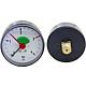 Manometre chauffage axial 63mm diametre 1/4" avec bague teflon autoetanche