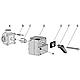 Kit de montage Servo-moteurs 3 points type MS-NRE