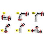Raccords à sertir en acier C Paquet Contour V,
120 pièces