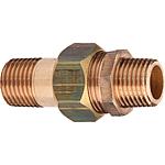 Raccords filetés en bronze avec DVGW