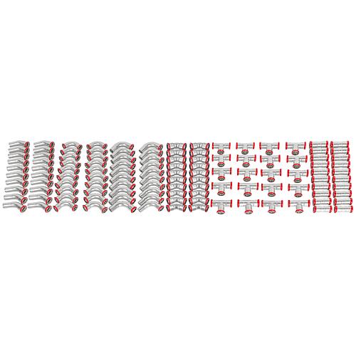 Raccords à sertir Raccords à sertir en acier C Contour M,
120 pièces Standard 2