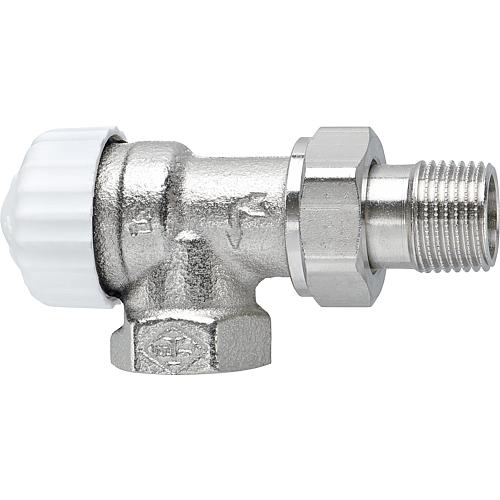 Corps thermostatique V-exact II, version équerre inversée, femelle, pour circulation inversée Standard 1