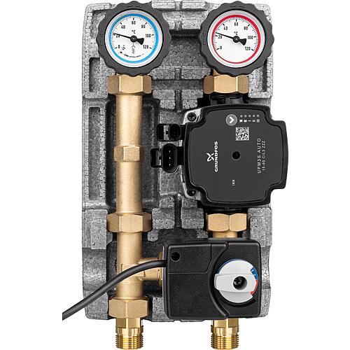 Module hydraulique Easyflow DN20 (3/4") avec vanne 3 voies et servomoteur Standard 2