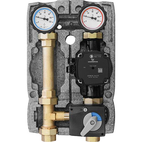 Module hydraulique Easyflow DN25 (1“) avec vanne 3 voies et servomoteur  Standard 3