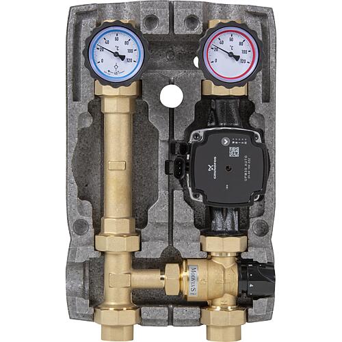 Kit de circuit de chauffage Easyflow DN25 (1") circuit de régulation à valeur constante, thermique 20-45°C, pompe Grundfos UPM3S A