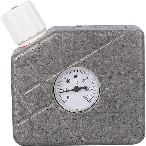 Vanne régulatrice à circulation thermostatique RTV A, avec dérivation Anwendung 2