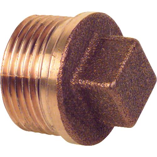 Raccord de tuyauterie fileté en bronze.
Bouchon Standard 1
