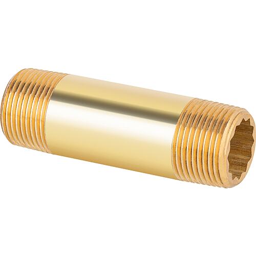 nipple double laiton 3/4" x 80mm
