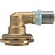 Coude 90° pour réservoir de chasse d´eau Standard 1