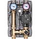 Set d'action 2x Module hydraulique Easyflow DN 25 (1") avec vanne mélangeuse 3 voies + 2x Servomoteurs Easyflow Anwendung 1