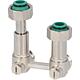 Bloc de robinet bitube Exclusif pour radiateurs compacts avec filetage mâle 20 (3/4") (Eurocône) Standard 2