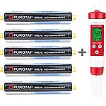 Paquet avantage 5 x cartouches d'échange de déminéralisation Purotap micro + Instruments de mesure combinés Purotap EC-pH 2035