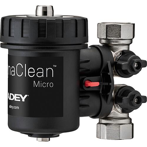 Désemboueur magnétique MagnaClean Micro2 avec vannes d‘arrêt Standard 1