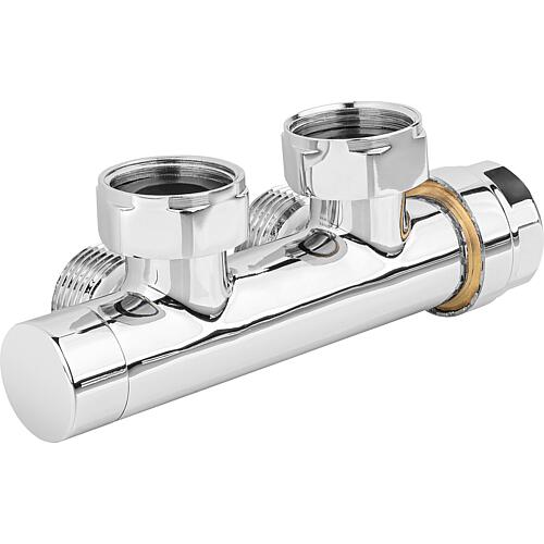 Bloc de robinets thermostatiques design TA, chromé DN 20 (3/4") Standard 1