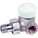 Corps de robinet thermostatique  V-exact II, avec rpé-réglage, version double équerre, femelle Standard 2