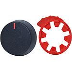 Bouton de réglage de mitigeur ESBE type VRG803 avec échelle graduée pour Séries VRG, VRB, VRH