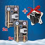 Coffret Saint Nicolas 2 x Module hydraulique Easyflow DN25(1") mélangé, 2 x Module hydraulique Easyflow DN25(1") non mélangé + Ninja Pro Air Fryer gratuit