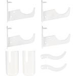 Support pour radiateur résidentiel type Manto Doppio, blanc