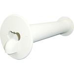 Traversée de paroi pour conduites de froid avec cadre de finition, blanc