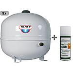 Paquet avantage 5x Vases d'expansion Zilflex H 35l