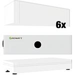Kit de stockage PV, Growatt, 15,36 KWh hybride, 8 pièces