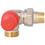 Robinet thermostatique type RA-N, version équerre inversée gauche, mâle eurocône DN 20 (3/4")