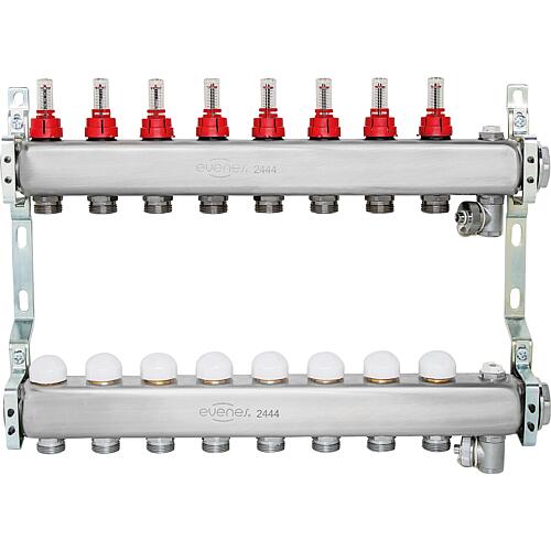 Collecteur de chauffage au sol ATT2, DN 32 (1 1/4"), inox Standard 1