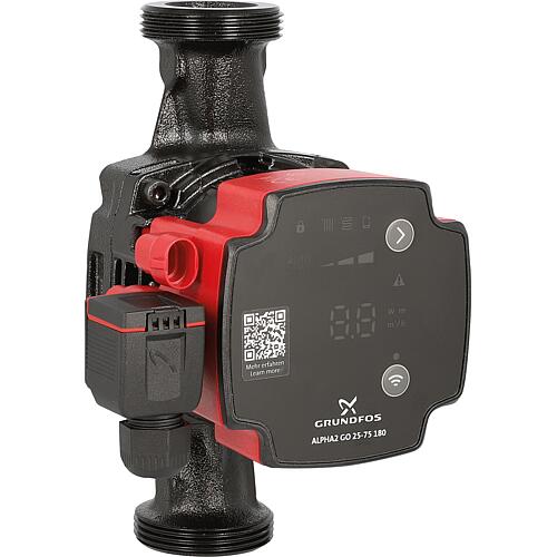Circulateur Grundfos Alpha2 GO 25-40, 220-240V, Longueur 180mm