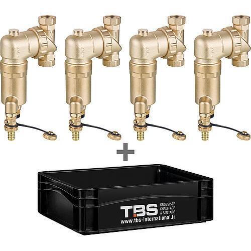 Paquet avantage 4x Séparateur de magnétite et désemboueur Evenes Magnus + Mallette de transport TBS Fr Standard 1