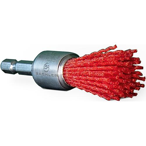 Nylon Nischen-Reinigungsbürste mit Sechskant-Aufnahme Anwendung 1