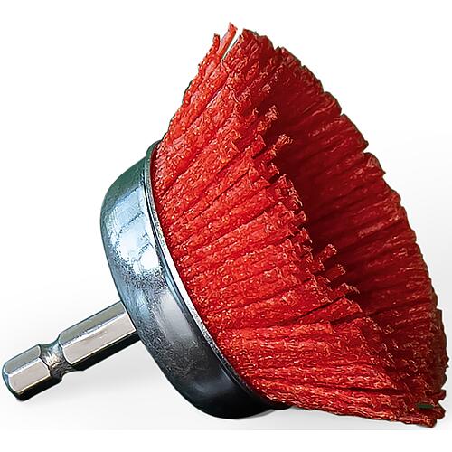 Nylon Rückwand-Reinigungsbürste mit Sechskant-Aufnahme Standard 1