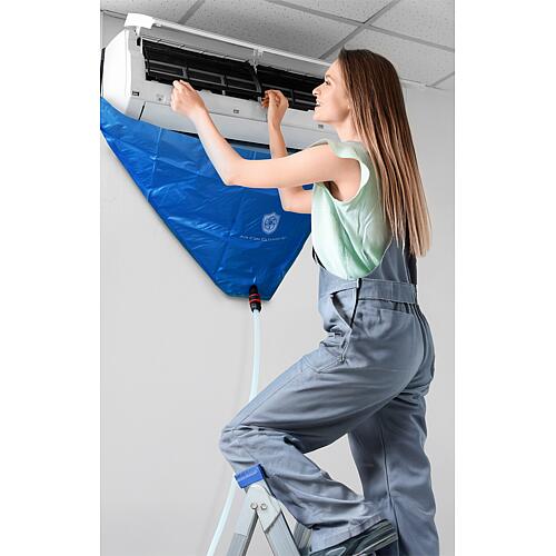 Air Con Cleaning Hotte PVC Anwendung 1