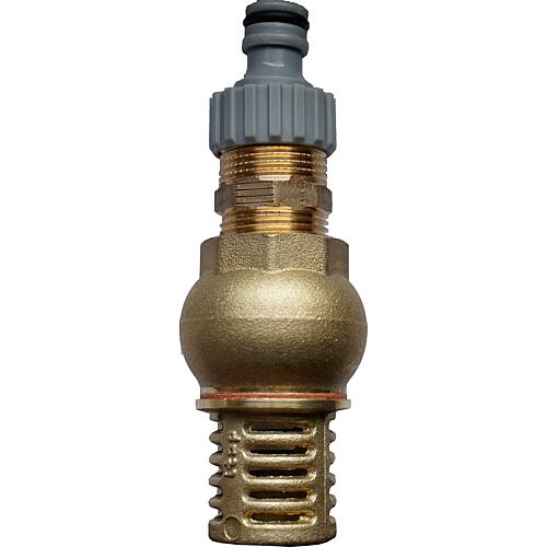 Clapet de pied en laiton, enfichable Standard 1