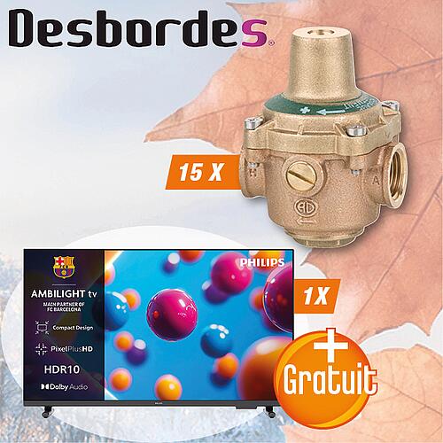 Pack promotionnel 15 réducteurs de pression 11 BIS + 1 x Téléviseur Philips Ambilight 32“ gratuit Standard 1