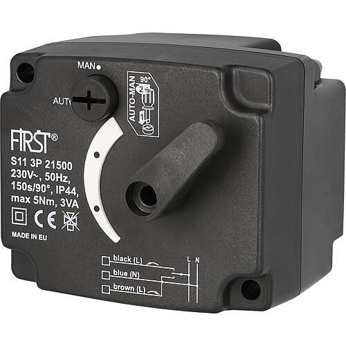 Servomoteur First pour mélangeurs, type S11, pour régulations 3 points Standard 1