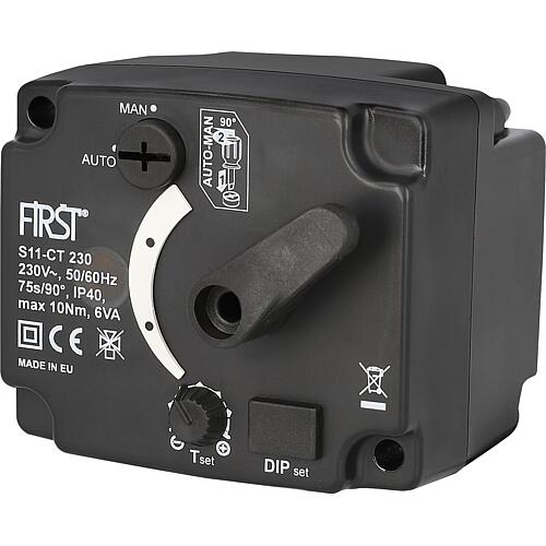 Mitigeur First type S11-CT avec régulateur de température à valeur fixe pour vannes de mélange 3 voies Standard 1