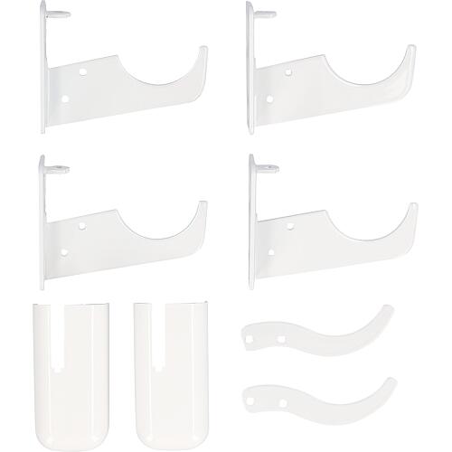 Support pour radiateur résidentiel type Manto Doppio, blanc Standard 1