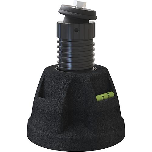 Pied en caoutchouc "Zeus", vulcanisé, réglable et articulé Standard 1